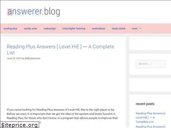 answerer.blog