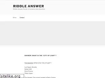 answerriddle.com