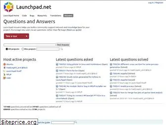 answers.launchpad.net