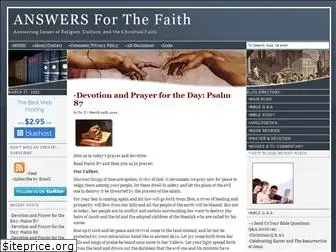 answersforthefaith.com