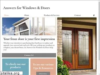 answersforwindowsanddoors.com