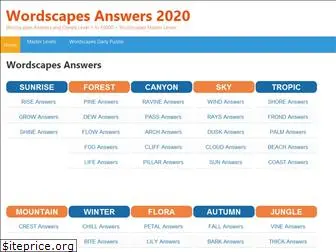 answerswordscapes.com