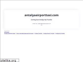 antalyaairporttaxi.com