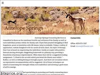 antelopespringscounseling.com