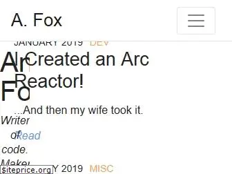 anthonyfox.io