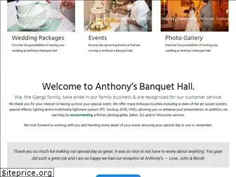 anthonysbanquethall.com