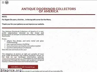 antiquedoorknobs.org