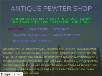 antiquepewtershop.com