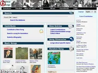 antiwarsongs.org