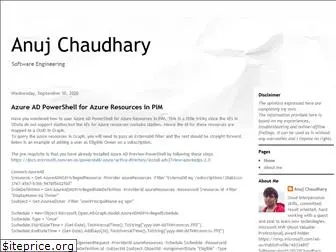 anujchaudhary.com