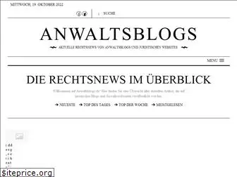 anwaltsblogs.de