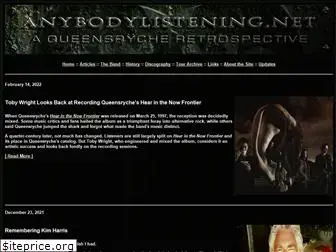 anybodylistening.net