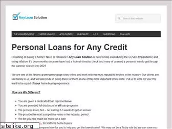 anyloansolution.com