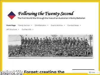 anzac-22nd-battalion.com