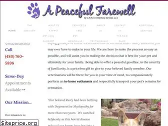 apeacefulfarewell.com