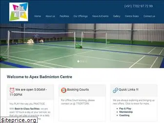 apexbadmintoncentre.com