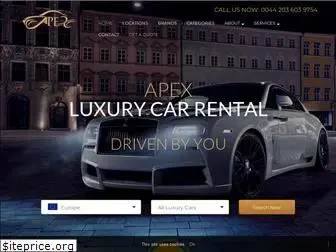 apexluxurycarhire.com