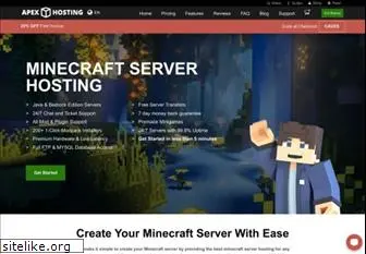 apexminecrafthosting.com