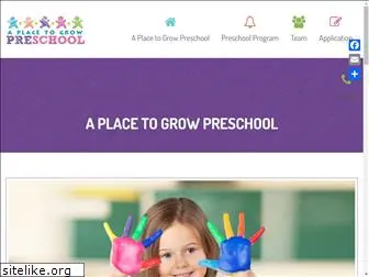 aplacetogrowpreschool.net