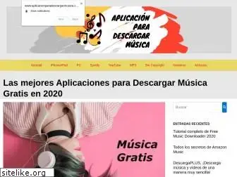 aplicacionparadescargarmusica.com