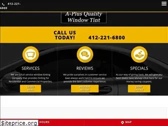 aplusqualitywindowtint.com