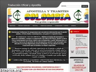 apostillaytramitescolombia.com