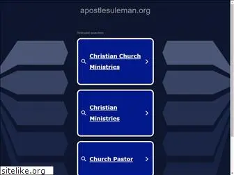 apostlesuleman.org