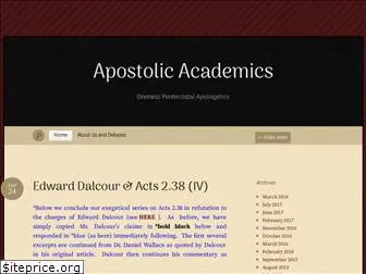 apostolicacademics.com