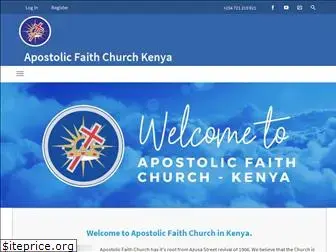 apostolicfaithkenya.com