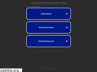 apostorestaurant.com