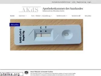 apothekerkammer-saar.de