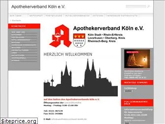 apothekerverband-koeln.de