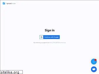 app.spreadsimple.com