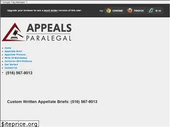 appealsparalegal.com