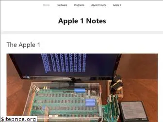 apple1notes.com