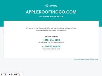 appleroofingco.com