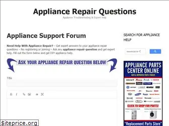 appliancerepairquestions.com