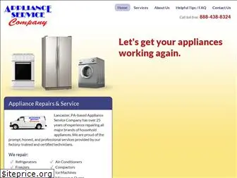 applianceserviceco.com