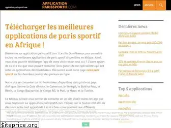 application-parissportif.com