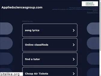 appliedsciencesgroup.com