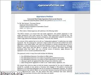 appraiserspetition.com