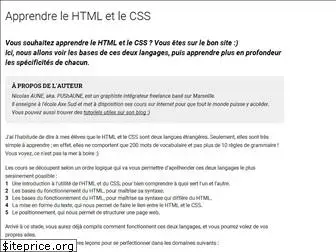 apprendre-html-et-css.com