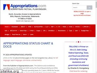 appropriations.com