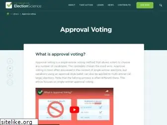 approvalvoting.org