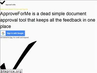 approveforme.com