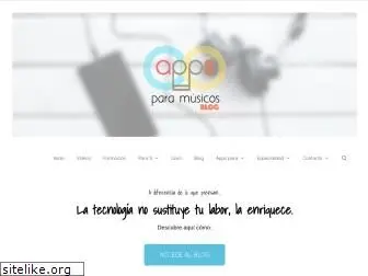 appsparamusicos.com