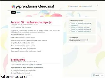 aprendamosquechua.wordpress.com