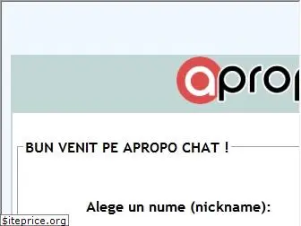 Web chat cu Chat romanesc,