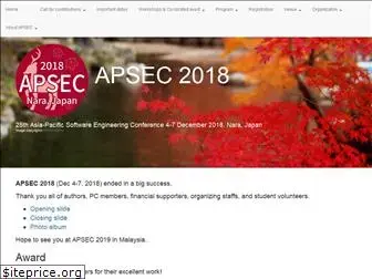 apsec2018.org