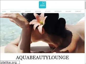 aquabeautylounge.com